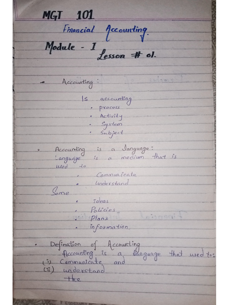 Mgt101 Notes Topics 1 To 11 | PDF