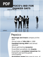 Download PEPSICOs BID FOR QUAKER by Antony Anand SN95117863 doc pdf