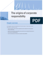The Origins of Corporate Responsibility: Chapter Overview