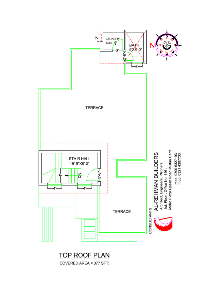 Top Roof Plan | PDF