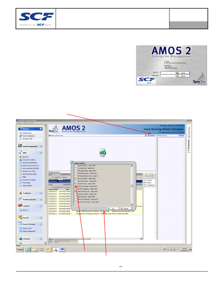 AMOS 2 Enterprise Management Guide | PDF | Microsoft Word | Computer ...