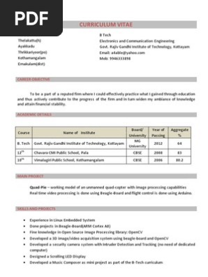 Able+Eldhose CV