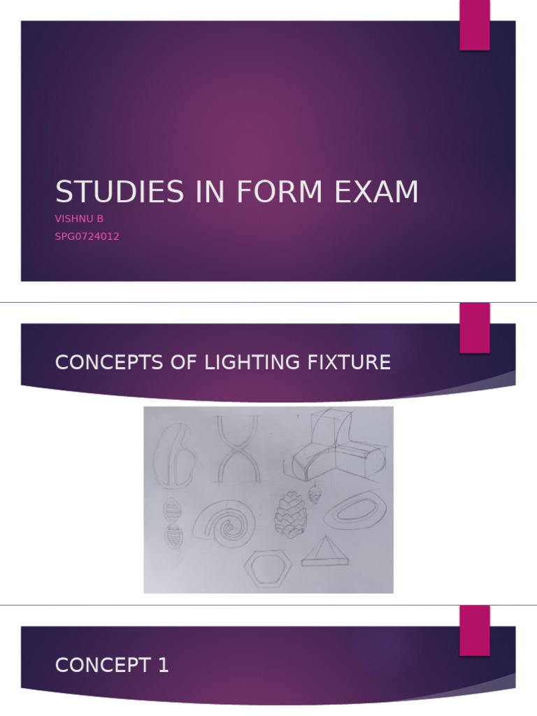 Studies in Form Exam | PDF