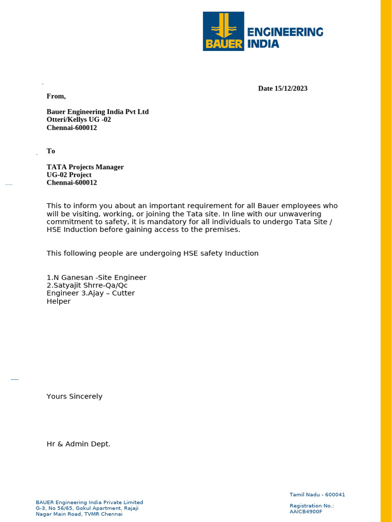 Indection Form | PDF