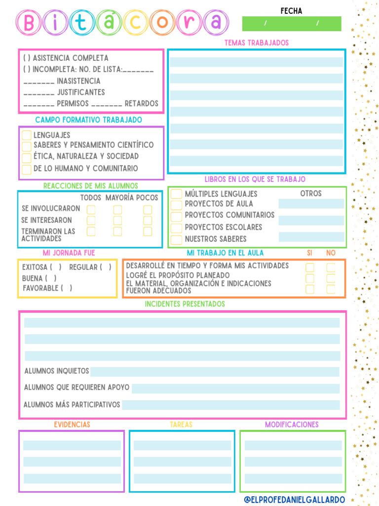 Bitácora de Actividades Educativas | PDF | Pensamiento