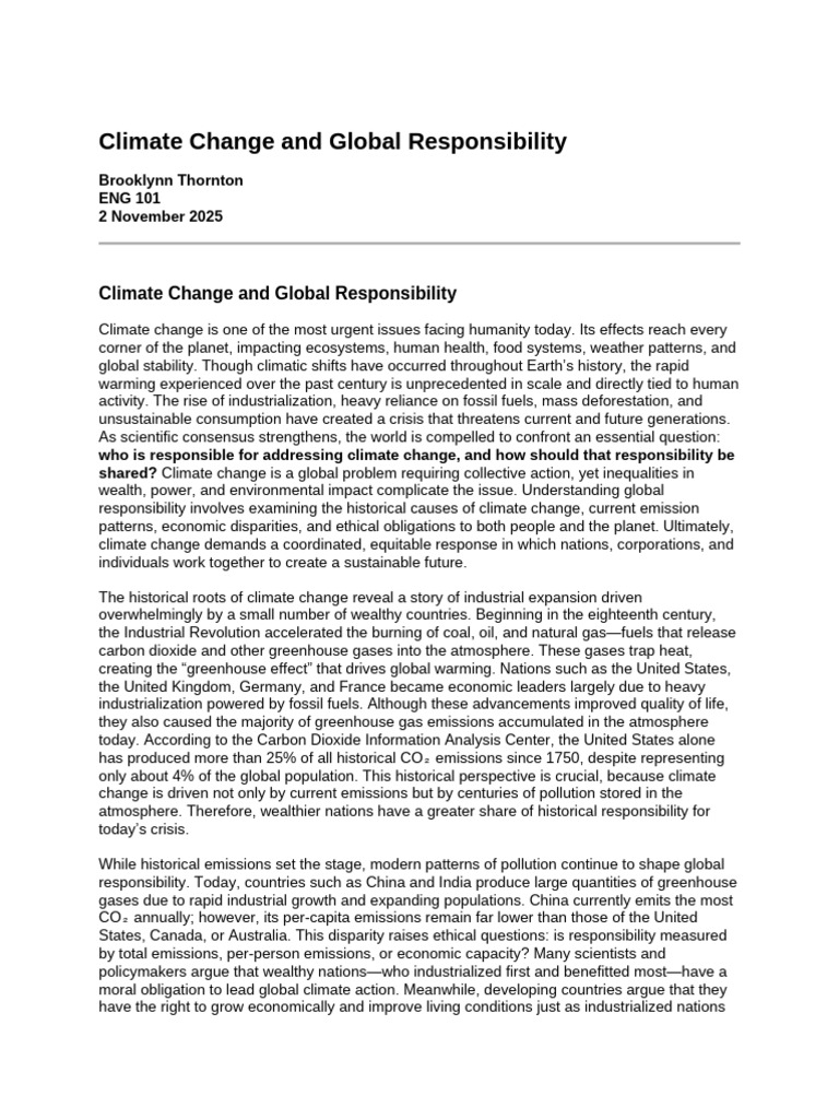 Untitled Document | PDF | Climate Change | Climate Change Mitigation