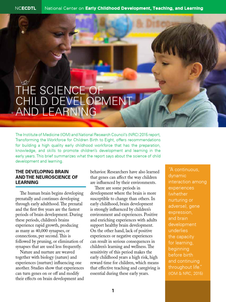 Understanding Early Childhood Development | PDF | Child Development ...