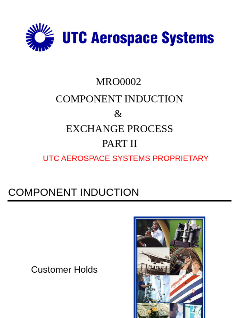 Component Induction & Exchange Process Guide | PDF | Inventory | Stocks