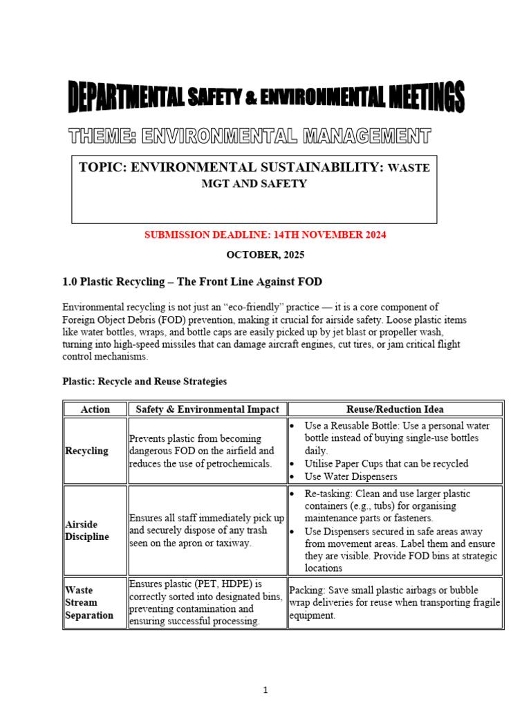 Plastic and Paper Waste Management Strategies | PDF | Waste | Recycling