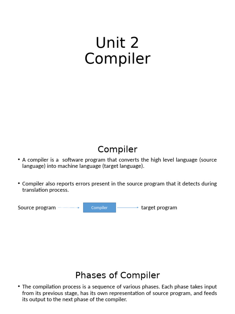 Compiler Phases and Functions Explained | PDF | Parsing | Compiler