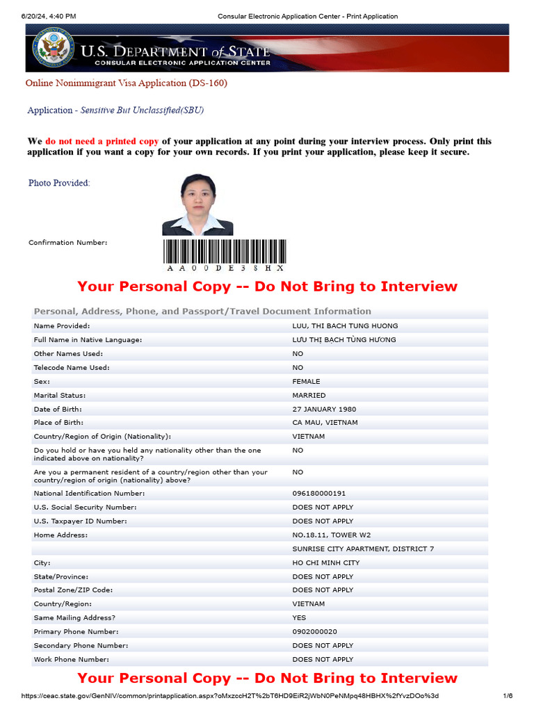 DS-160 Visa Application Guide | PDF | Travel Visa | Passport