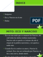 Diapositiva de Eco y Narciso