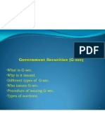 What Is G-Sec. Why Is It Issued. Different Types of G-Sec. Who Issues G-Sec. Procedure of Issuing G-Sec. Types of Auctions
