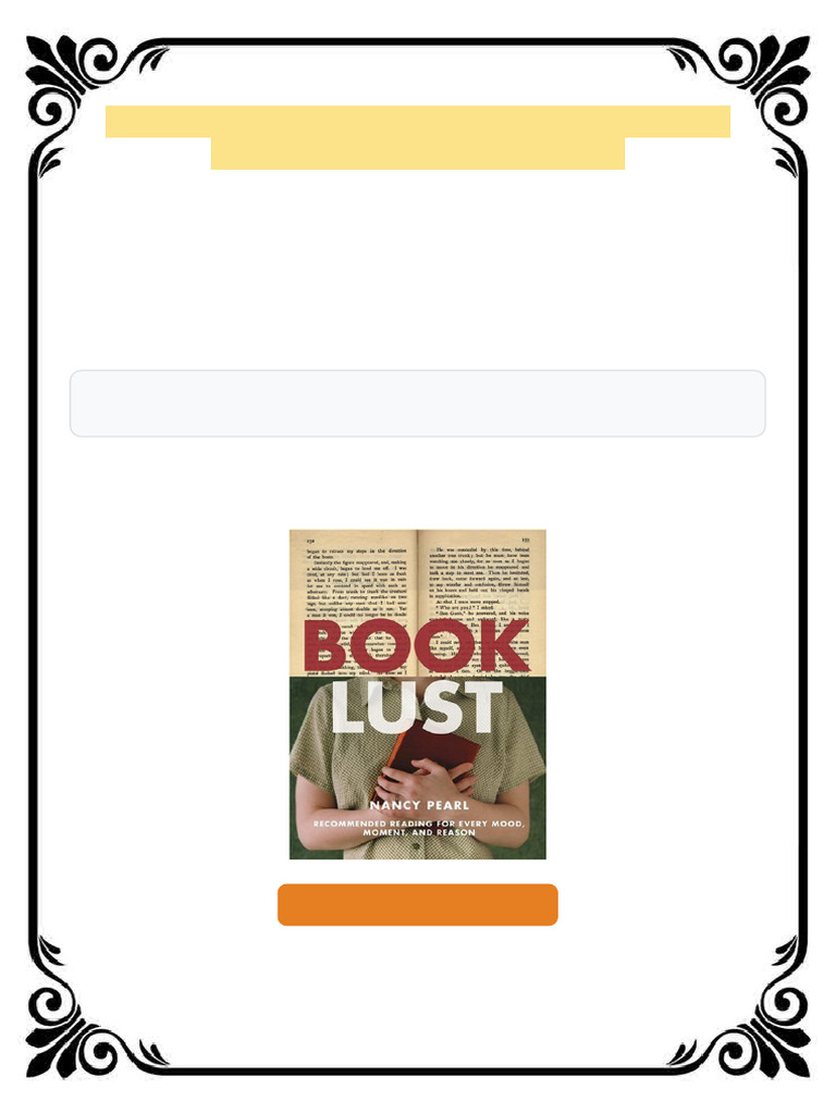 Book Lust Reading for Every Mood Moment and Reason Nancy