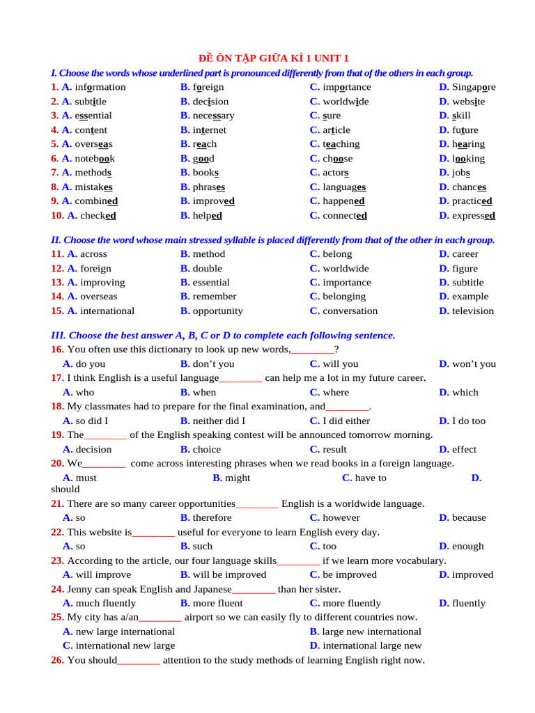 Midterm Review for English Unit 1 | PDF | English Language | Linguistics