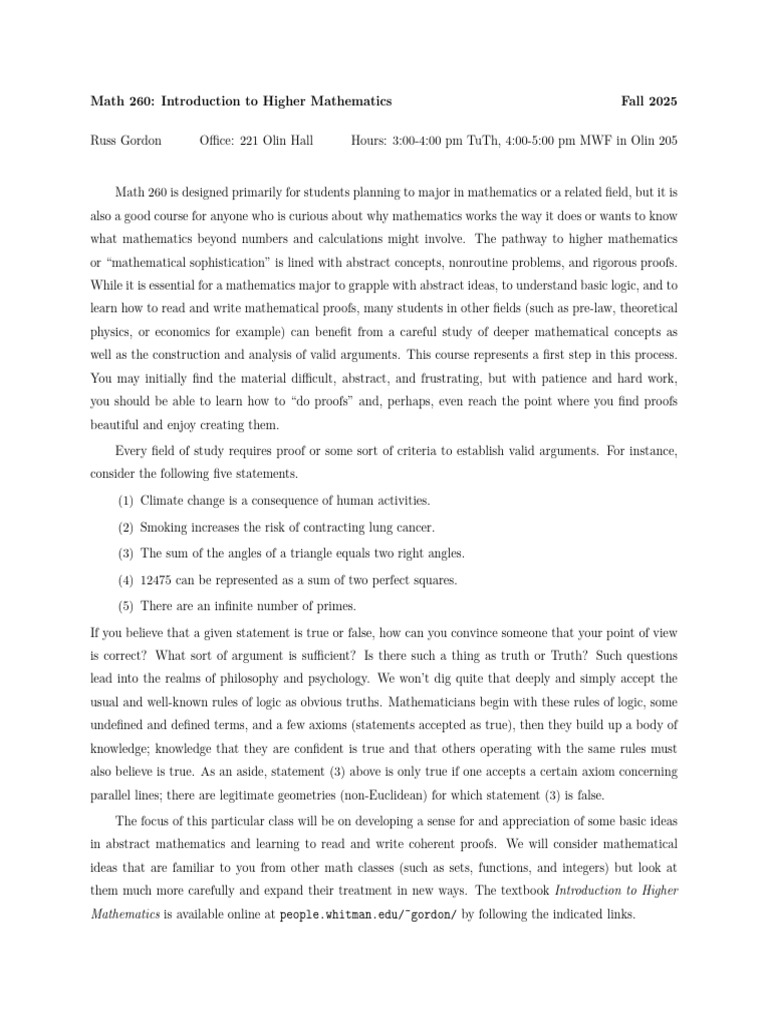 Syl 25 | PDF | Mathematics | Mathematical Proof