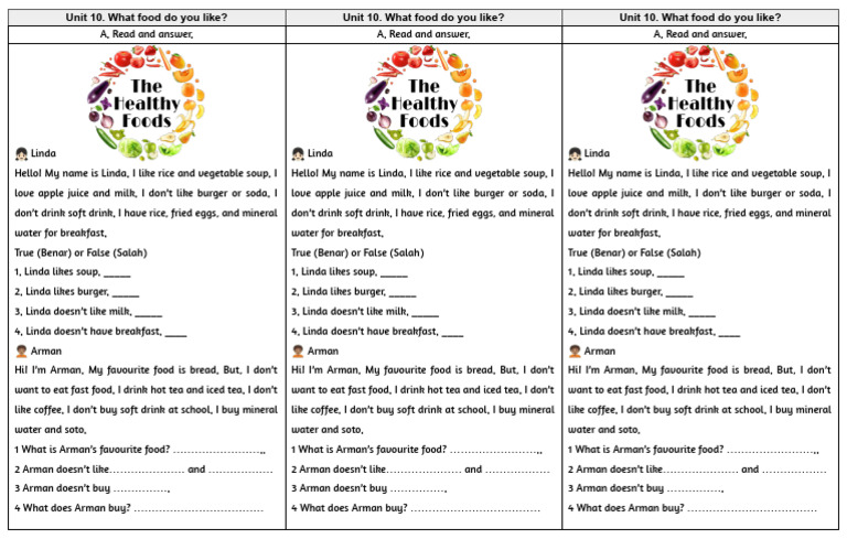 Unit 10.1. Food and Drink - Reading | PDF | Drink | Cuisine