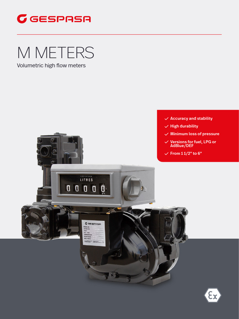 BR Series M High Flow Meters en (006) C | PDF | Flow Measurement | Pump
