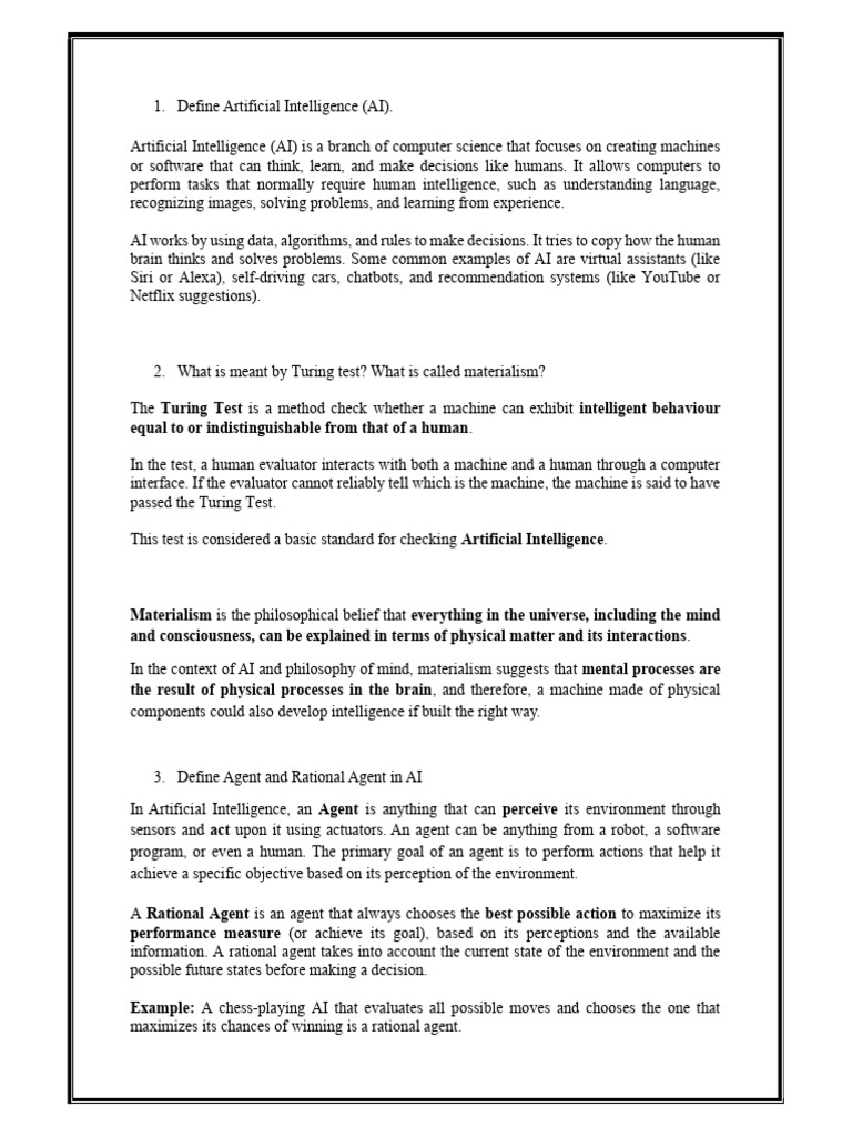 Artificial Intelligence | PDF | Artificial Intelligence | Intelligence ...