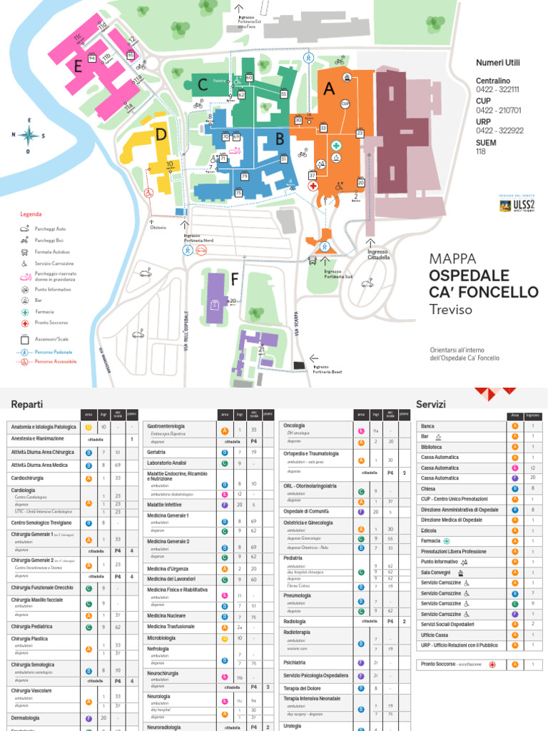 Mappa Ospedale Di Treviso PDF