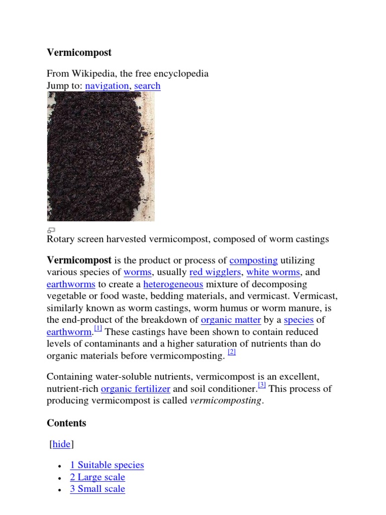Navigation Search: Vermicompost | PDF | Compost | Natural Environment