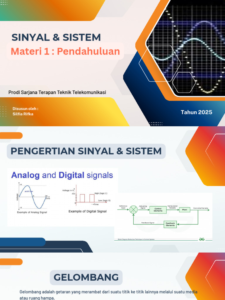 Pengantar Sinyal dan Sistem Telekomunikasi | PDF