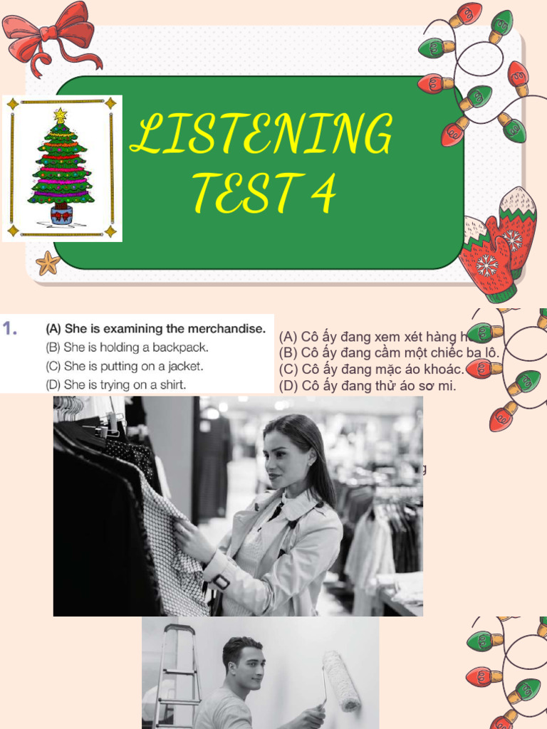 ETS TOEIC Test 4 - Listening | PDF