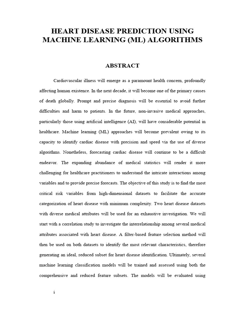 Heart Disease Prediction with ML Techniques | PDF | Machine Learning ...