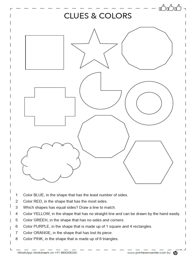 1 9 10 Math Geometry Shapes 1 | PDF | Shape | Rectangle