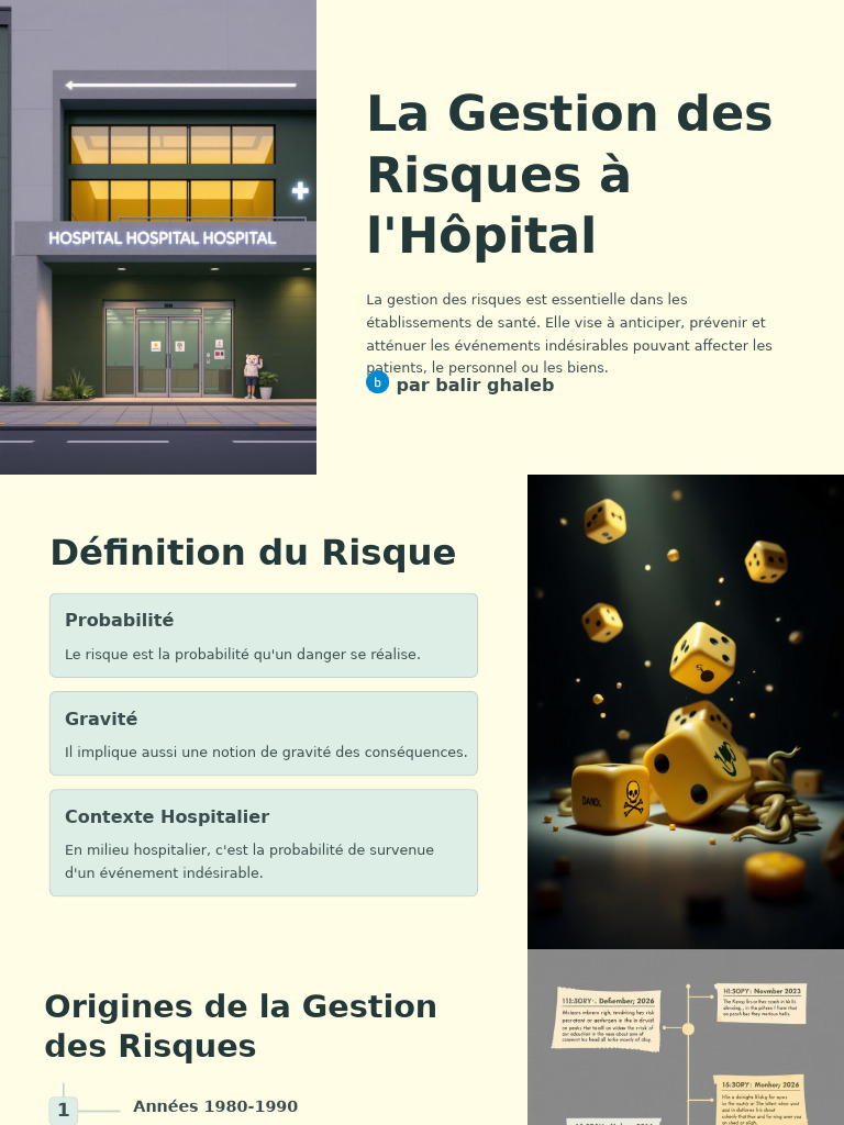 Gestion des Risques à l'Hôpital | PDF | Risque | Gestion des risques