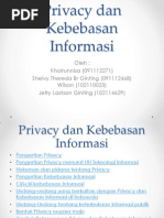 Download Privacy Dan Kebebasan Informasi1 by Dedek Agustar Junioor SN95127685 doc pdf
