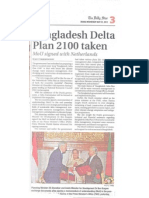 Bangladesh Delta Plan 2100 Taken