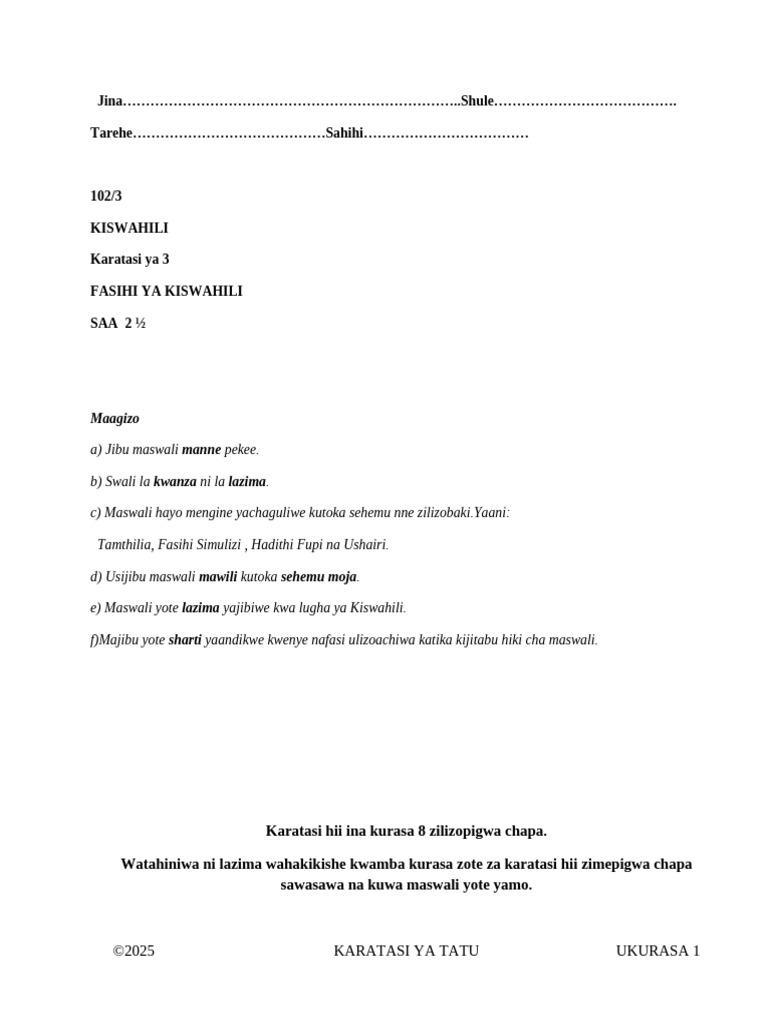 SET 4 Paper 3 | PDF