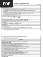 Java Source Code Standards Check List: Clarity