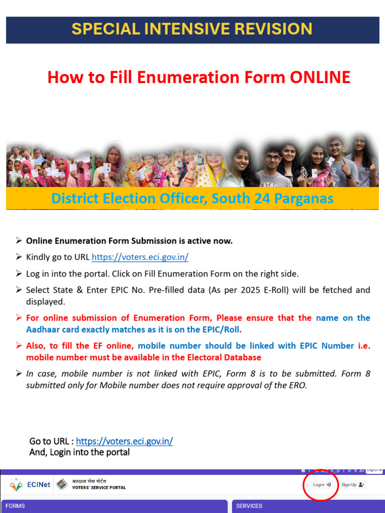 Online Enumeration Form Submission Guide | PDF | Computing | Software