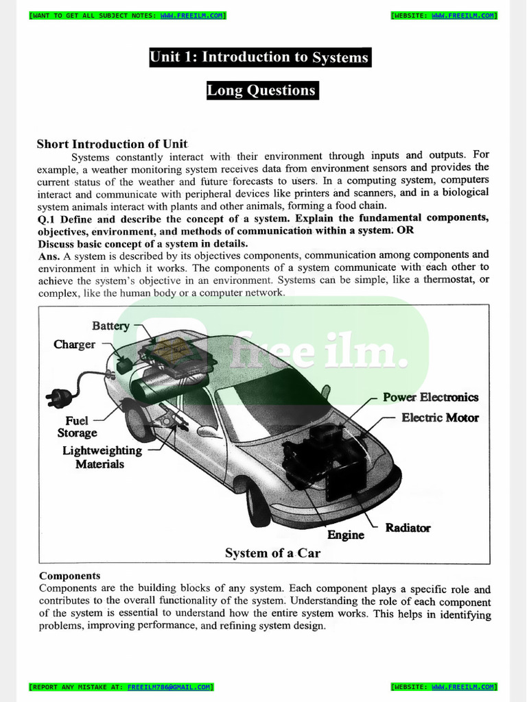 9th Computer New Ch1 Long Q | PDF