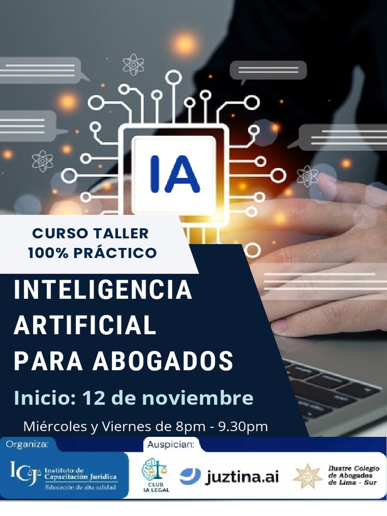 Curso Taller - Inteligencia Artificial para Abogados PDF | PDF