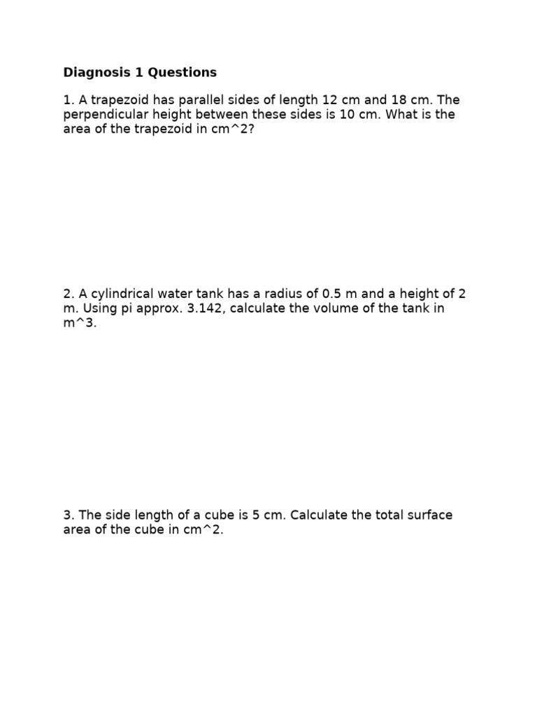 Math Problem Solving Questions | PDF