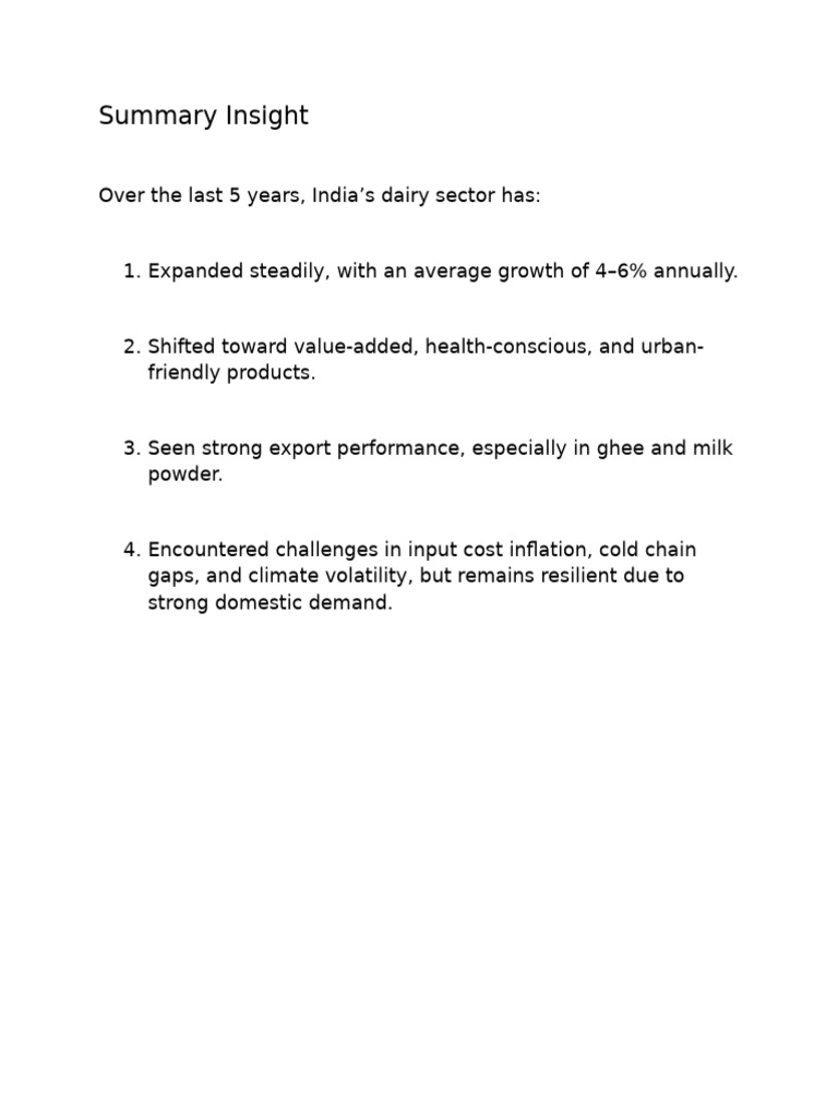 Summary Insight | PDF