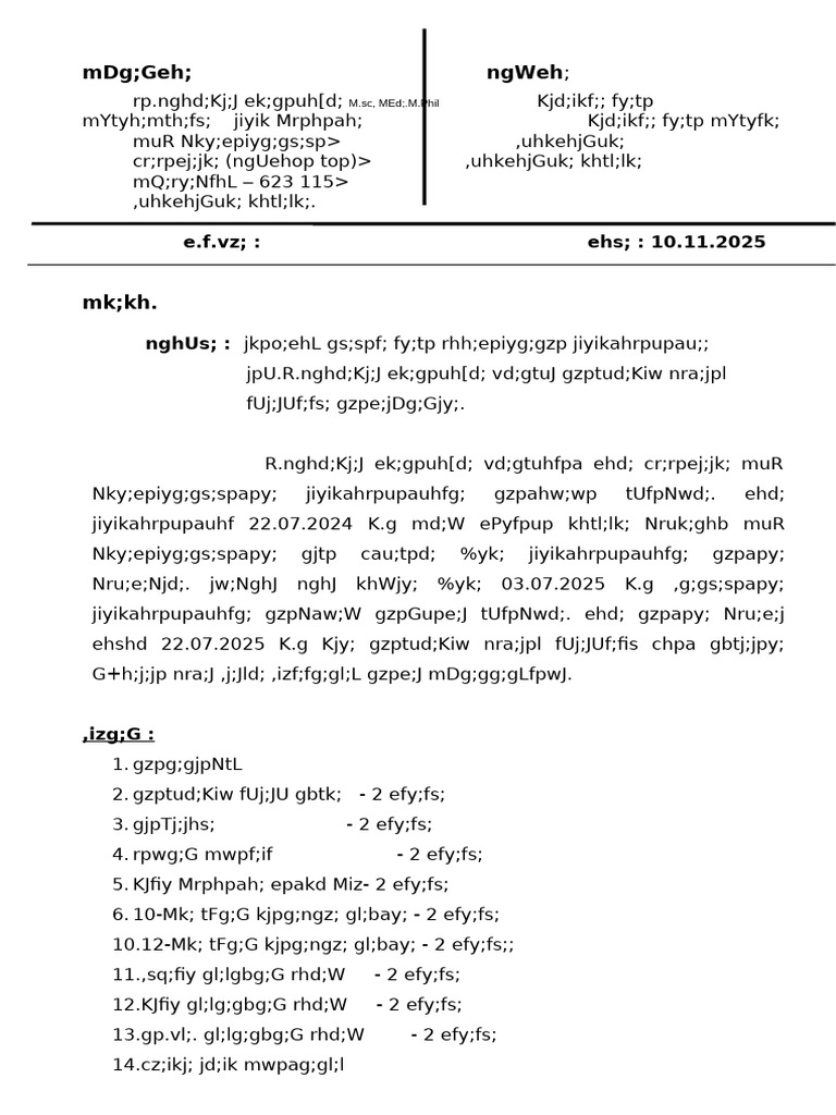 Covering Letter Regularisation HM | PDF