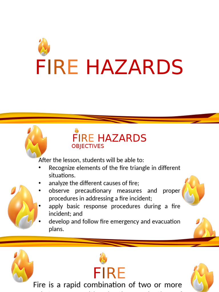 Understanding Fire Hazards and Safety | PDF | Fires | Combustion