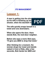 Lesson 1:: Five Minute Management Course