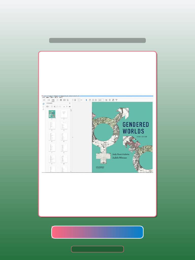 Answers For Gendered Worlds 3rd Edition by Judy Root Aulette | PDF ...