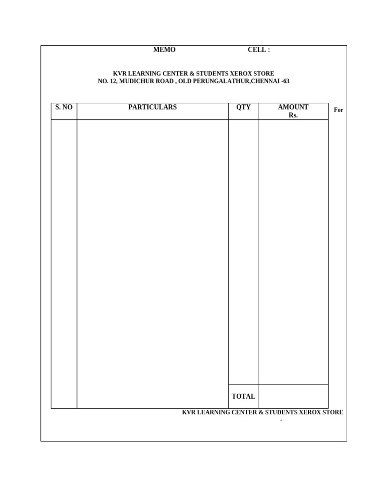 Memo | PDF