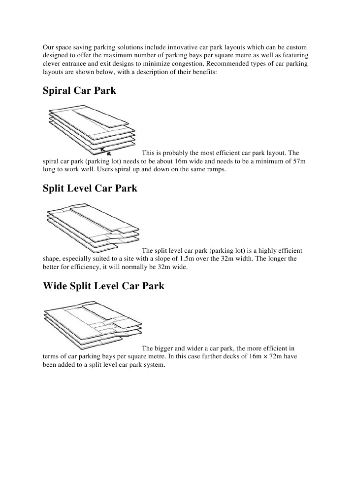 Types Of Ramps For Parking