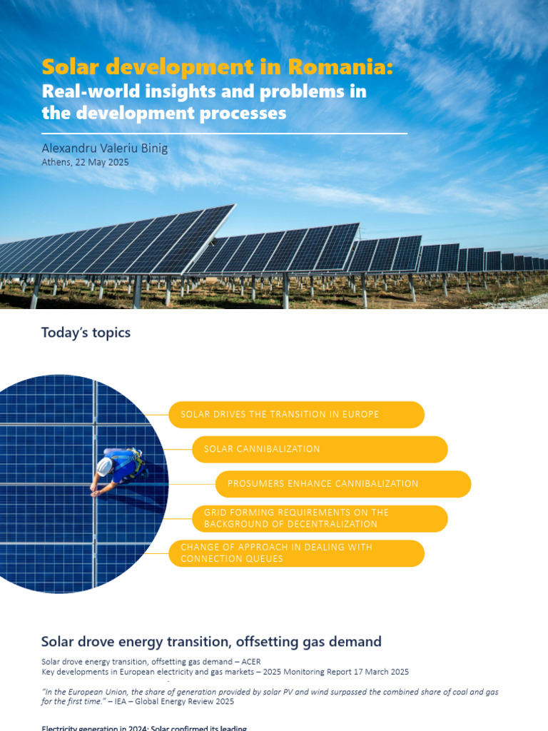 Solar Energy Development Challenges in Romania | PDF | Solar Power ...