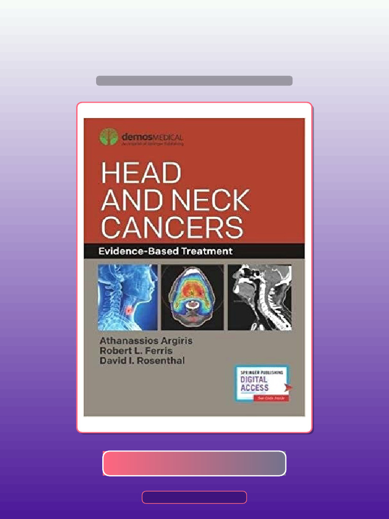 Answers For Head and Neck Cancers EvidenceBased Treatment | PDF ...