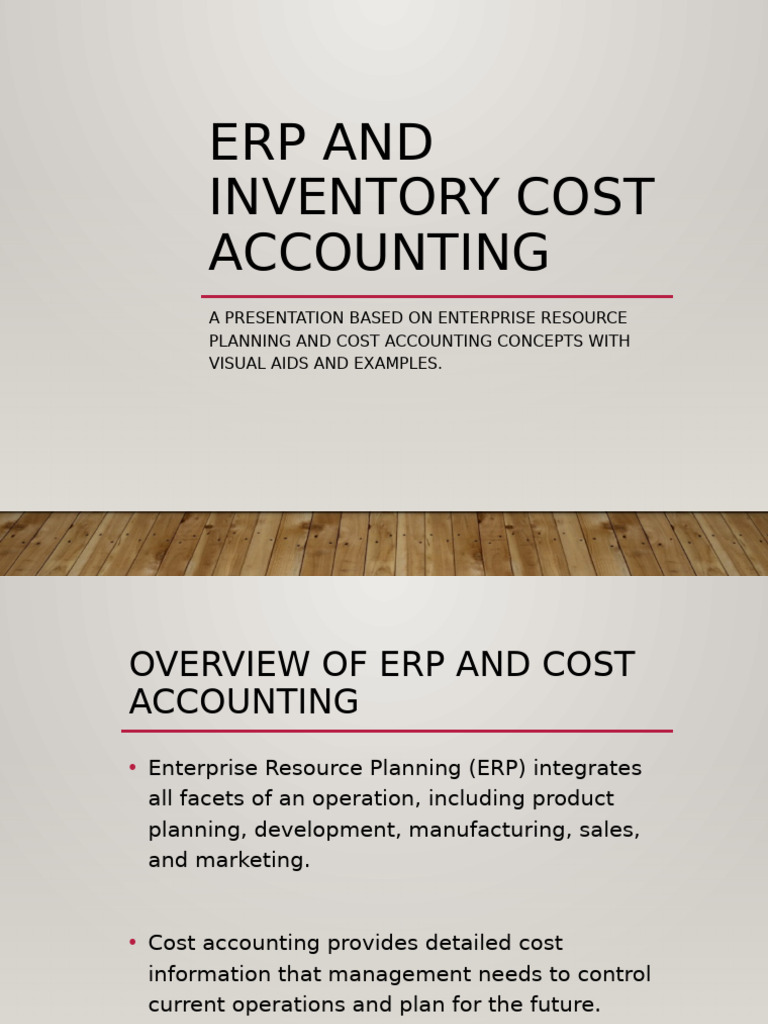 Erpm Finals 1 | PDF | Enterprise Resource Planning | Cost Accounting