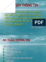 Chuyen de 3 An Ninh - An Toan Trong Quan Ly Thong Tin