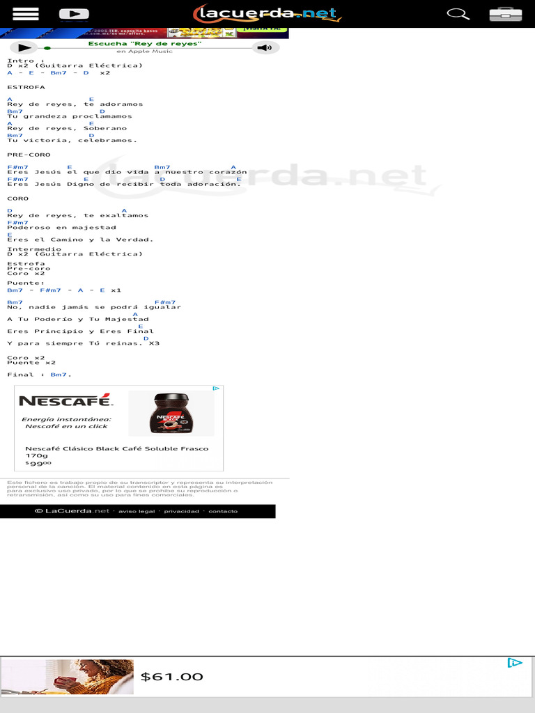 Letra de 